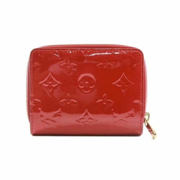 Authentic Louis Vuitton Pomme D'amour Monogram Vernis Zippy Organizer Wallet - Picture 1 of 10